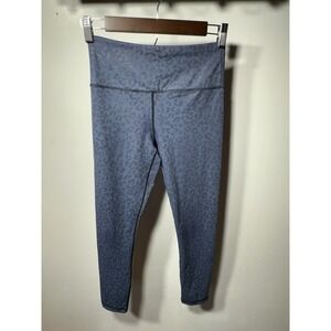 ZYIA Active Stone Leopard Print Scrunchy High Rise Leggings size 4